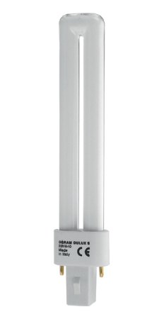 Osram Лампа люминесцентная компактная Dulux S 9W/830 тепл. белый G23 4050300025742
