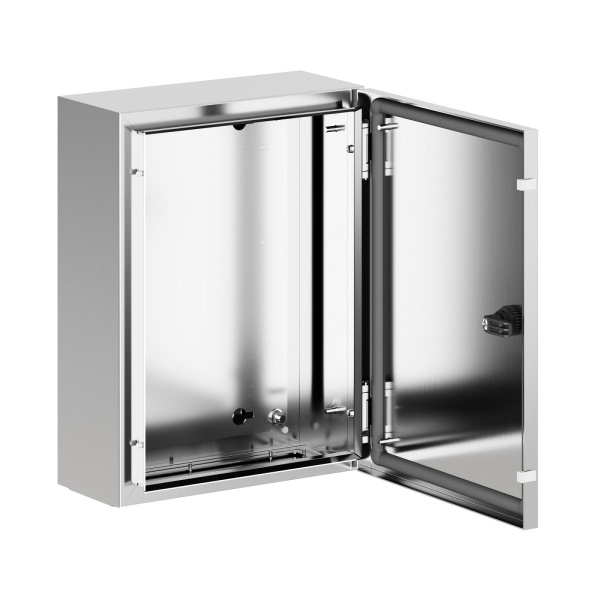 Купить DKC Корпус навесной STH с М/П из нержавеющей cтали AISI304 ВхШхГ 400x300x150 мм, с фланцем