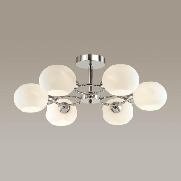 Lumion 4548/6C COMFI LN21 063 хром, белый Люстра потолочная E14 6*40W 220V PENELOPA Купить Lumion 4548/6C COMFI LN21 063 хром, белый Люстра потолочная E14 6*40W 220V PENELOPA