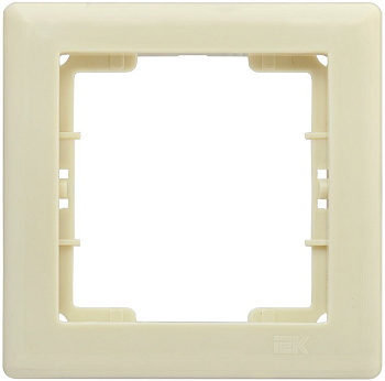 IEK РГ-1-БК Рамка 1 мест. BOLERO кремовый EMB12-K33