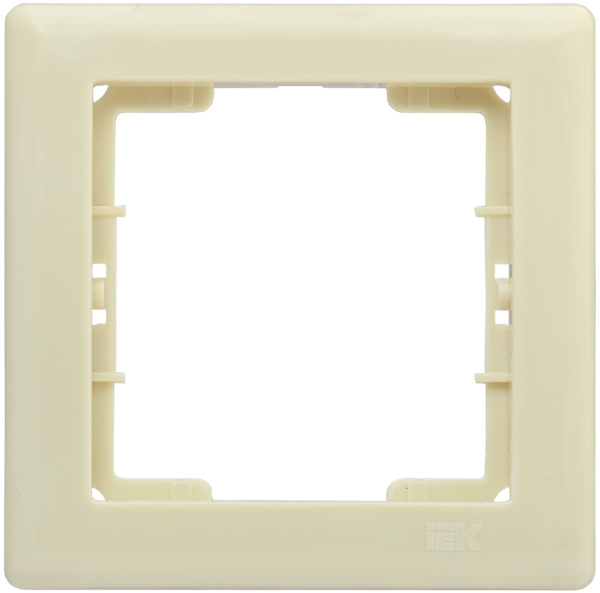 IEK РГ-1-БК Рамка 1 мест. BOLERO кремовый EMB12-K33