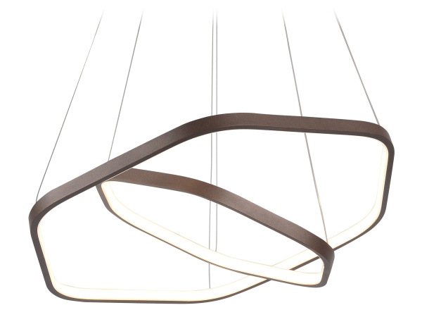 Ambrella Подвесной светодиодный светильник FL361/2 CF кофе 48W 4200K D400/600*1200 (без ПДУ)