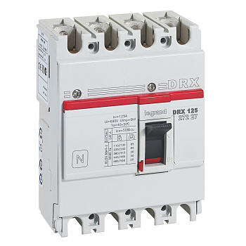 Legrand DRX125 термомагнитный 125A 4П 36KA 027227