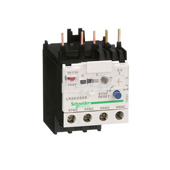 SE Contactors D Telemecanique Тепловое реле перегрузки 3P 1,8-2,6 LR2K0308