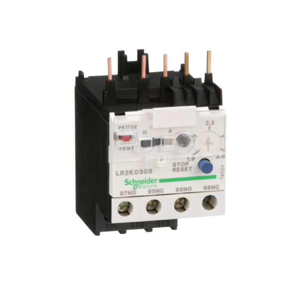 SE Contactors D Telemecanique Тепловое реле перегрузки 3P 1,8-2,6 LR2K0308