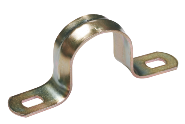 Купить IEK Скоба металл.двухлапковая d16-17мм