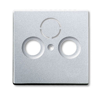 ABB BJE Solo/Future Алюминий Накладка TV/TV-SAT розетки 2CKA001724A4262