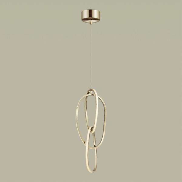 Купить Odeon Light 4875/32L L-VISION ODL_EX22 61 золотой/акрил Подвес LED 32W 4000K 4875/32L SPACE