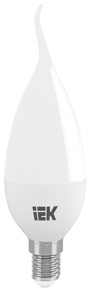 Купить IEK Лампа светодиодная ECO CB35 свеча на ветру 7Вт 230В 4000К E14
