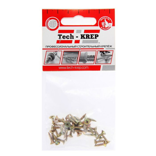 Купить Tech-Krep Саморез ШУж 3,5х25 пот. гол. (23 шт) - пакет 102481