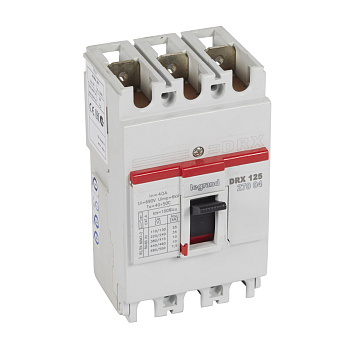 Legrand DRX125 термомагнитный 40A 3П 10KA 027004