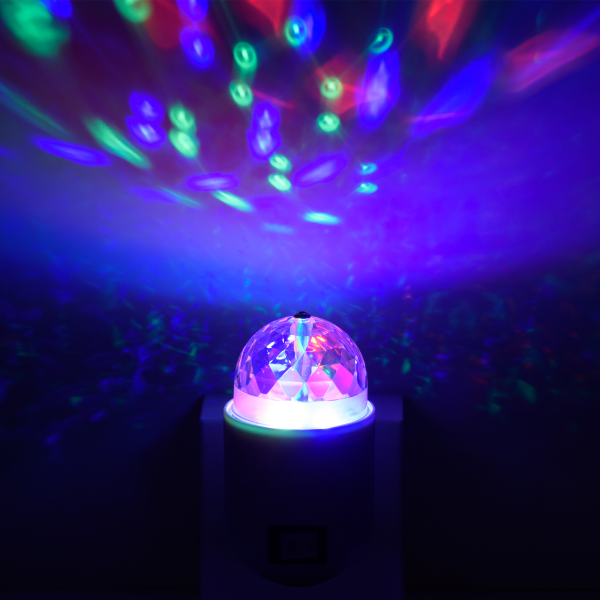 Купить Gauss Светильник розеточный 3W 220-240V белый с фиксированной проекцией "диско" LED DIY0041