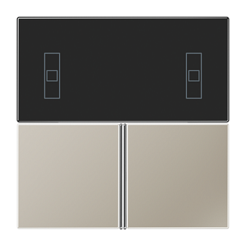JUNG KNX LS 990 Edelstahl Комплект накладок терморегулятора ES4093TSA