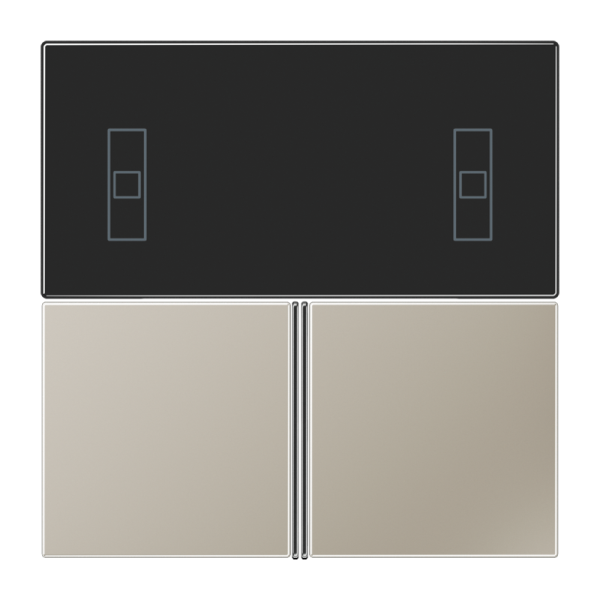 JUNG KNX LS 990 Edelstahl Комплект накладок терморегулятора ES4093TSA