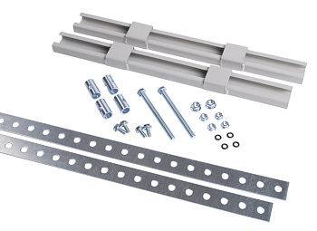 IEK TITAN Комплект крепления металлокорпуса к столбу монтажной полосой