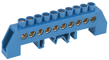 IEK Шина N ноль в комб DIN-изол Стойка ШНИ-8х12-10-КС-С