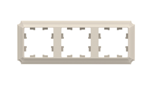 Systeme Electric AtlasDesign Antique Бежевый Рамка 3-ая, универсальная