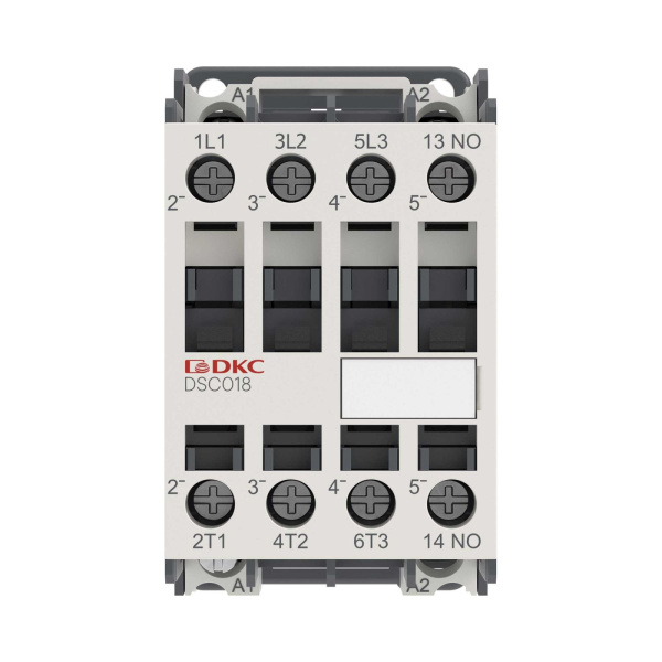 Купить DKC Магнитный контактор YON DSC018 18A 7,5кВт AC3 3P кат.110В AC 1НО