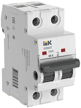 IEK ARMAT Выключатель нагрузки SWN 2P 40А