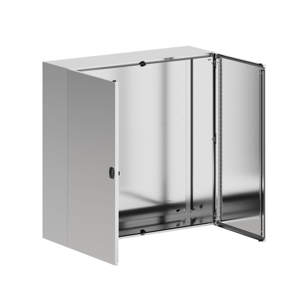 Купить DKC Корпус навесной STH с М/П двухдверный из нержавеющей cтали AISI304 ВхШхГ 1000x1000x300 мм, без фланца