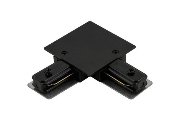 SWG L коннектор для однофазных встраиваемых трековыx систем, Черный KXZ-RC-BL-L