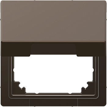 SE Merten D-Life Мокко Адаптер с крышкой для интеграции System M в D-Life MTN4081-6052