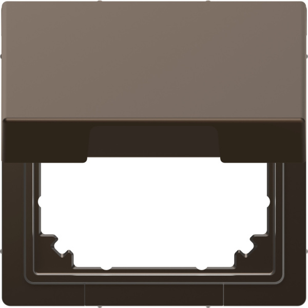 SE Merten D-Life Мокко Адаптер с крышкой для интеграции System M в D-Life MTN4081-6052