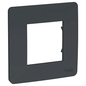 SE Unica Studio Антрацит Рамка 1-ная NU200254
