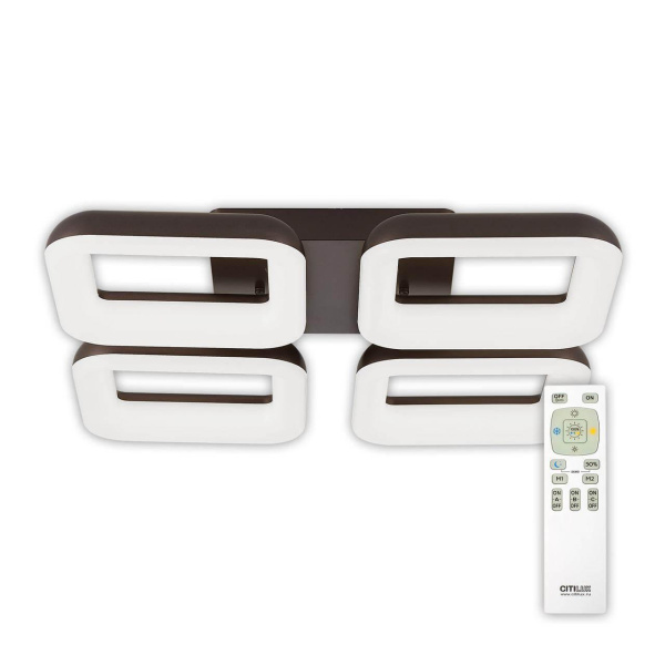 Citilux CL225245R Паркер Кофе Светильник LED Люстра с пультом