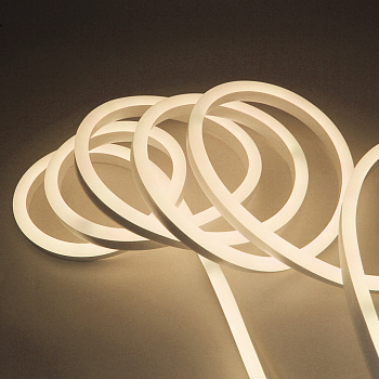 SWG Неоновая лента светодиодная SMD 220В 2835, 120 LED/м, 6 Вт/м, 220В , IP65, Цвет: Теплый белый 00-00007373