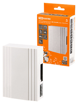 TDM Звонок ЗПС-10/2-ЭМ (пров., в сеть, без кн., эл.мех - Ding-Dong) SQ1901-0046