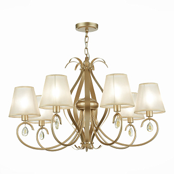 Evoluce SLE111403-07 Люстра подвесная Шампань/Шампань E14 7*40W