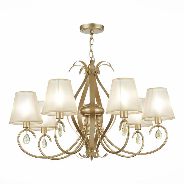 Evoluce SLE111403-07 Люстра подвесная Шампань/Шампань E14 7*40W