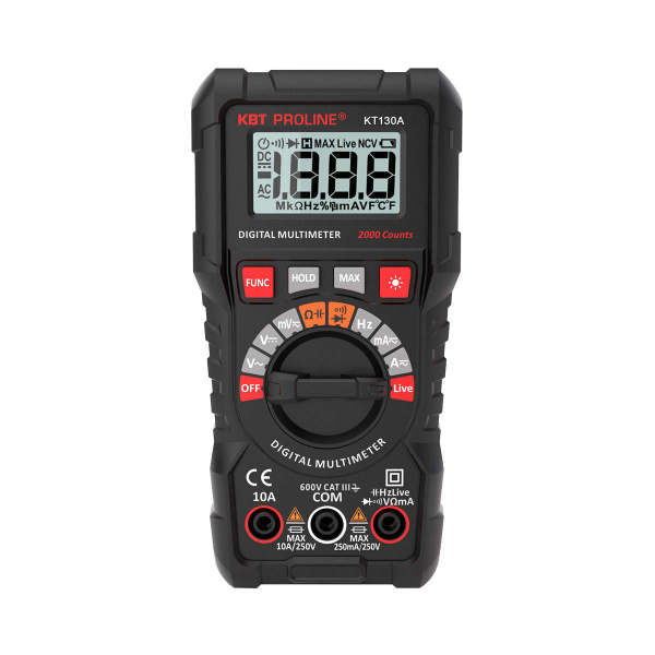 КВТ Мультиметр цифровой KT 130A серия PROLINE