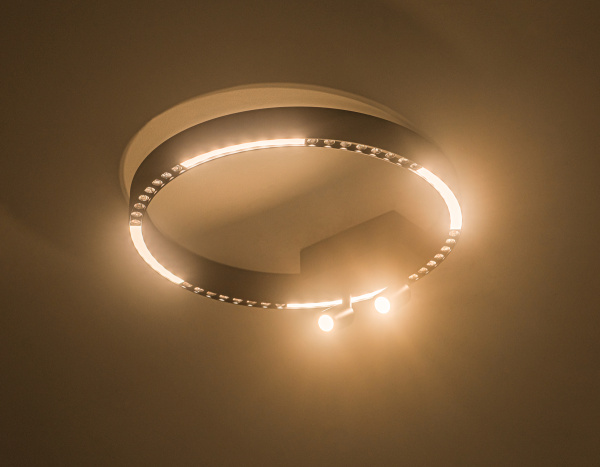 Ambrella Светильник потолочный светодиодный FL5806/1+2 BK черный 25W 3000K/4200K/6400K D400*95 (без ПДУ) Купить Ambrella Светильник потолочный светодиодный FL5806/1+2 BK черный 25W 3000K/4200K/6400K D400*95 (без ПДУ)