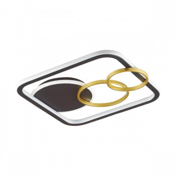 Lumion 5246/71CL LEDIO LN23 черный, матовое золото Люстра потолочная LED 71W 4686Лм 220V BRENO Lumion 5246/71CL LEDIO LN23 черный, матовое золото Люстра потолочная LED 71W 4686Лм 220V BRENO