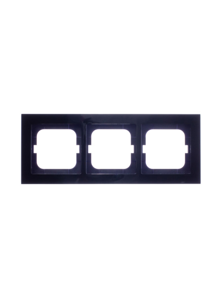 Купить ABB BJE Axcent Черный Рамка 3-ая 2CKA001754A4411