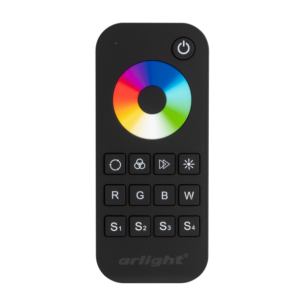 Купить Arlight Пульт SMART-R28-RGBW Black (1 зона, 2.4G) (IP20 Пластик, 5 лет) 023479