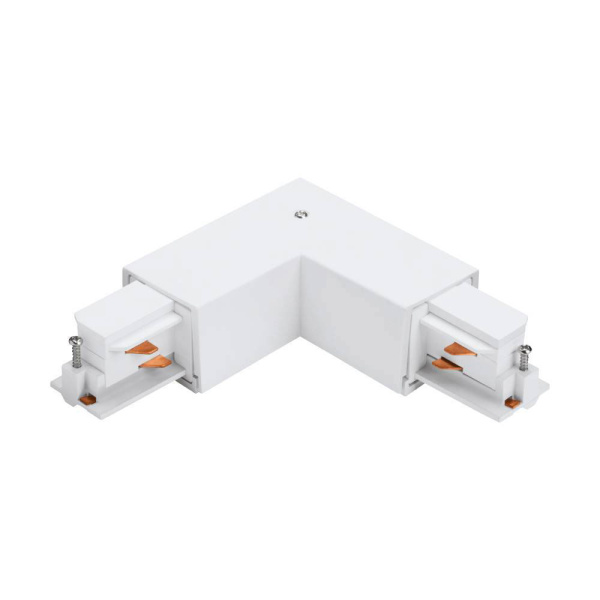 Eglo 60143 Коннектор 90° TRACK ON, пластик/белый/внешний