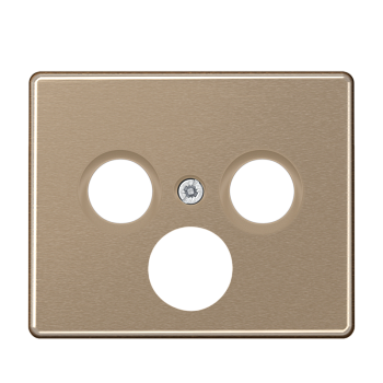 JUNG SL 500 Бронза Накладка TV-SAT-FM розетки SL561SATGB