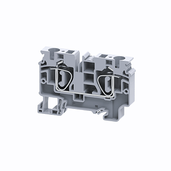 КЭАЗ Клемма проходная пружинная OptiClip CX-10-I-57A-(0,2-10)-серый