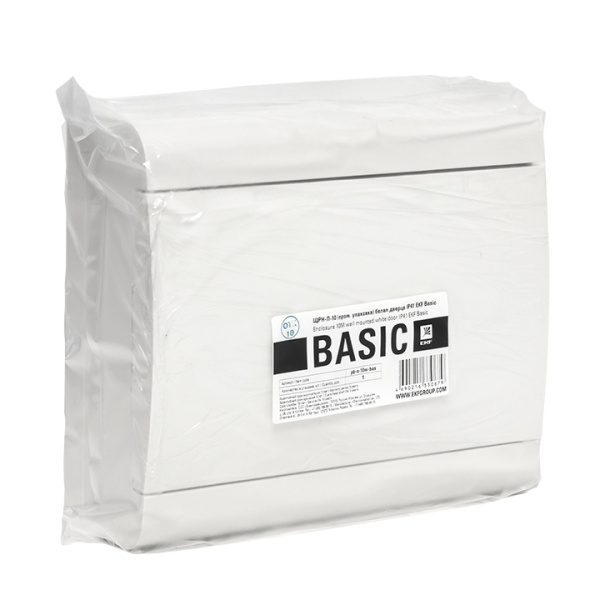 Купить EKF Basic Щит распределительный ЩРН-П-10 (пром. упаковка) белая дверца IP41