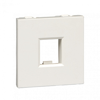 Systeme Electric Лиц.плата W45 2мод 1xKeystone RAL9010