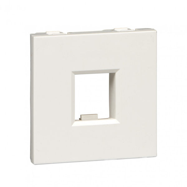 Systeme Electric Лиц.плата W45 2мод 1xKeystone RAL9010