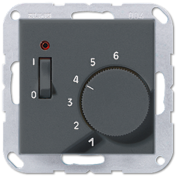 JUNG Матовый Антрацит Крышка для регулятора подогрева пола AFTR231PLANM