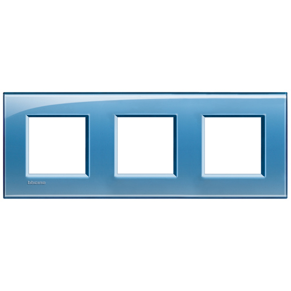 Купить BT LL Голубой Рамка прямоугольная, 3 поста LNA4802M3AD
