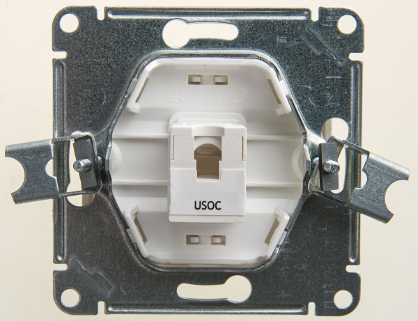 Купить Systeme Electric Glossa Перламутр Розетка телефонная RJ11