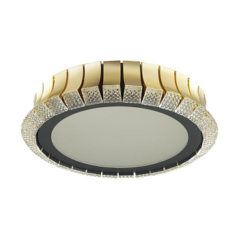 Odeon Light 4994/75L L-VISION ODL23 373 золотой/черный/металл/акрил Люстра потолочная LED 75W 3000K ASTURO