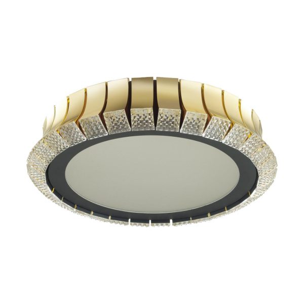 Odeon Light 4994/75L L-VISION ODL23 373 золотой/черный/металл/акрил Люстра потолочная LED 75W 3000K ASTURO