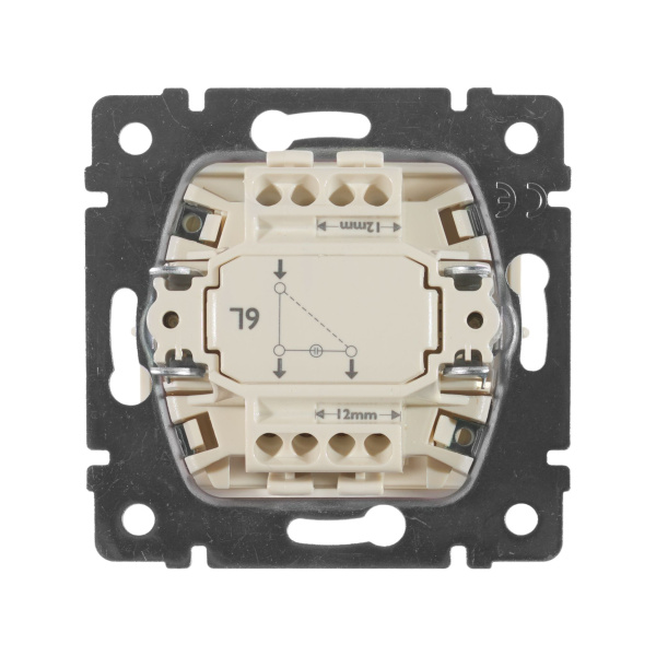 Купить Legrand Valena Крем Переключатель 1-клавишный с подсветкой 774326